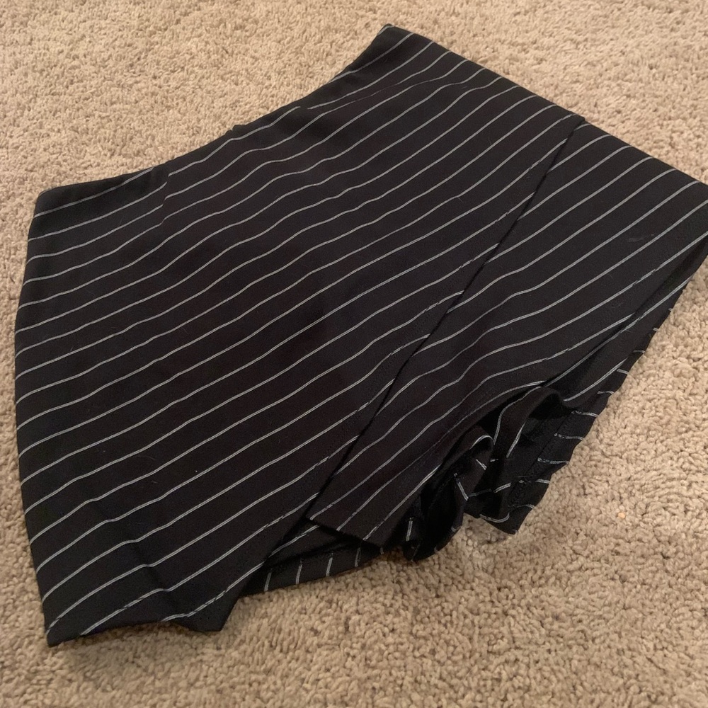 Pinstriped skort